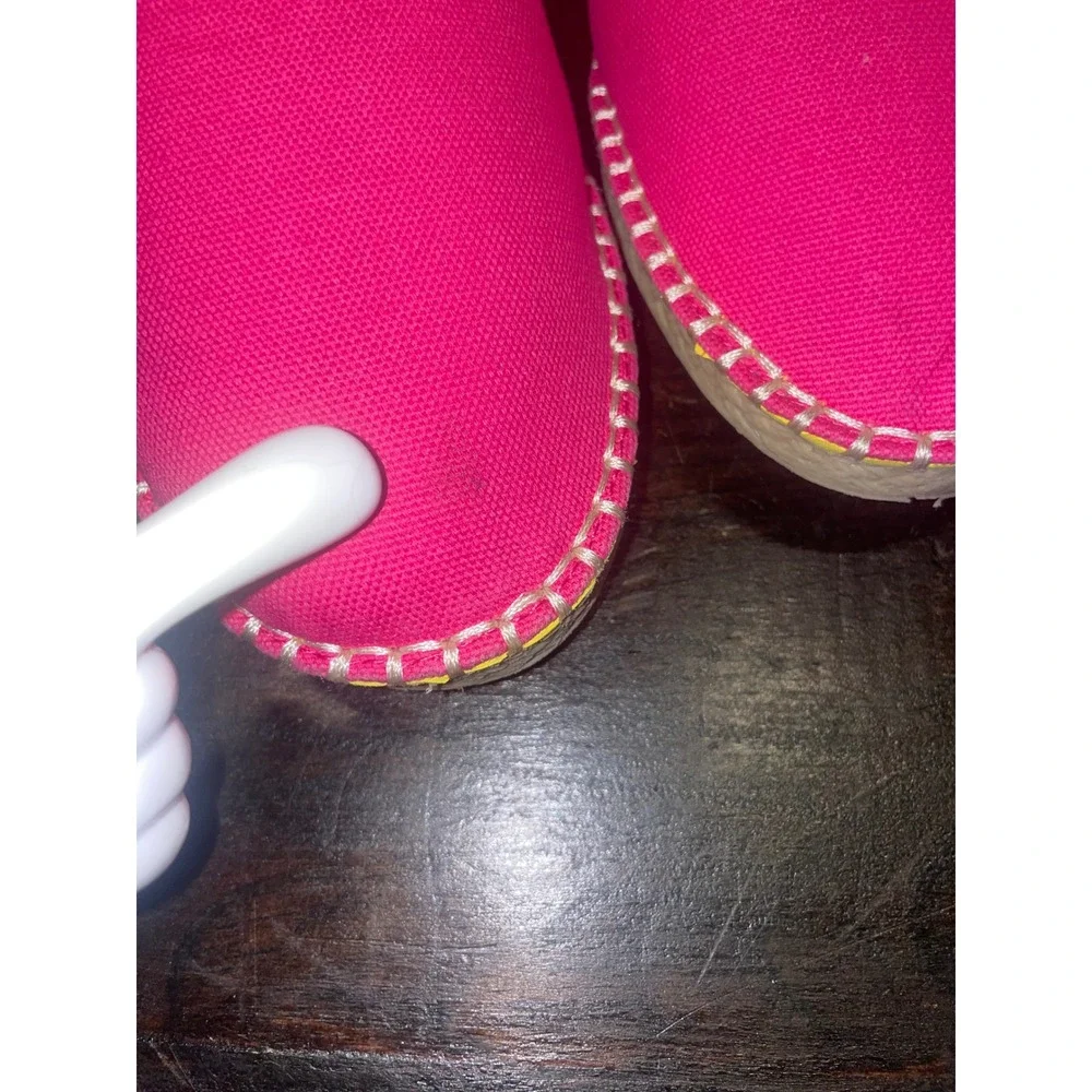 Sperry Top‎ Sider SkySail Espadrille Flats Pink Pineapple Sequins Women US 5M